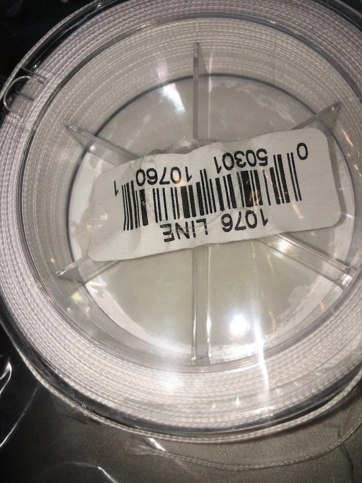 Muzzy Bowfishing #1076 Tournament Bowfishing Line (150 pies) Blanco 150 lb Prueba-NUEVO Foto 2 de 2