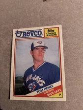 TOM HENKE 1988 TOPPS REVCO LEAGUE LEADERS #31 FREE SHIPPING