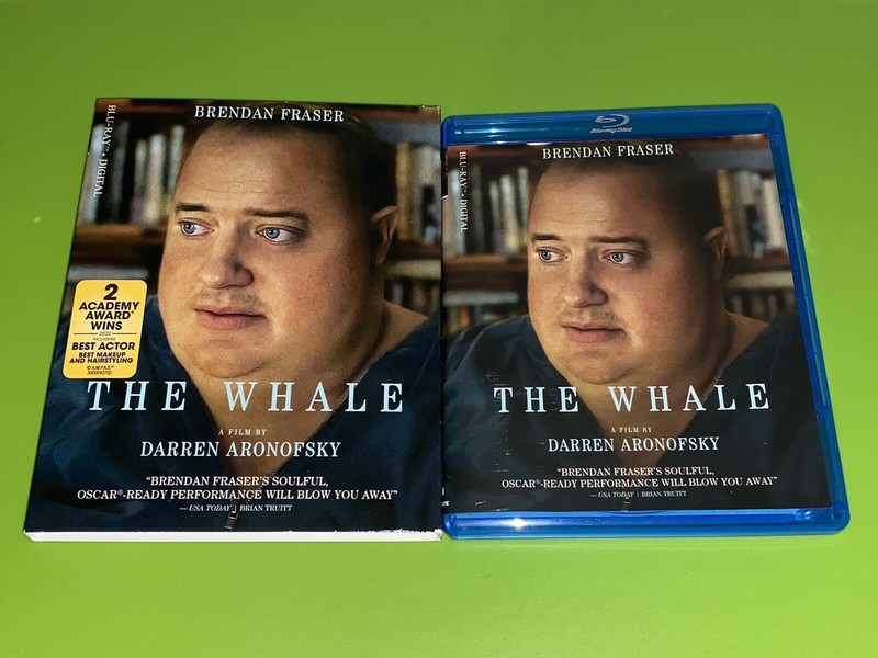 The Whale Blu-ray w/Slipcase LIKE NEW (No Digital)