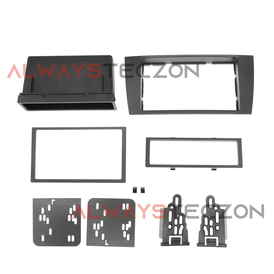 Cuadro de tablero de fascia radio estéreo de automóvil 2 DIN para JAGUAR X-tipo S-tipo 2003-2008 Foto 2 de 4