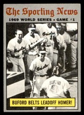 1970 Topps Baseball #305 World Series Game 1 (Buford Belts ...) GD *e1