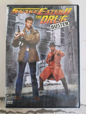 SNAKE EATER II 2: THE DRUG BUSTER (DVD,1990)  Lorenzo Lamas - RARE/OOP Disc MINT
