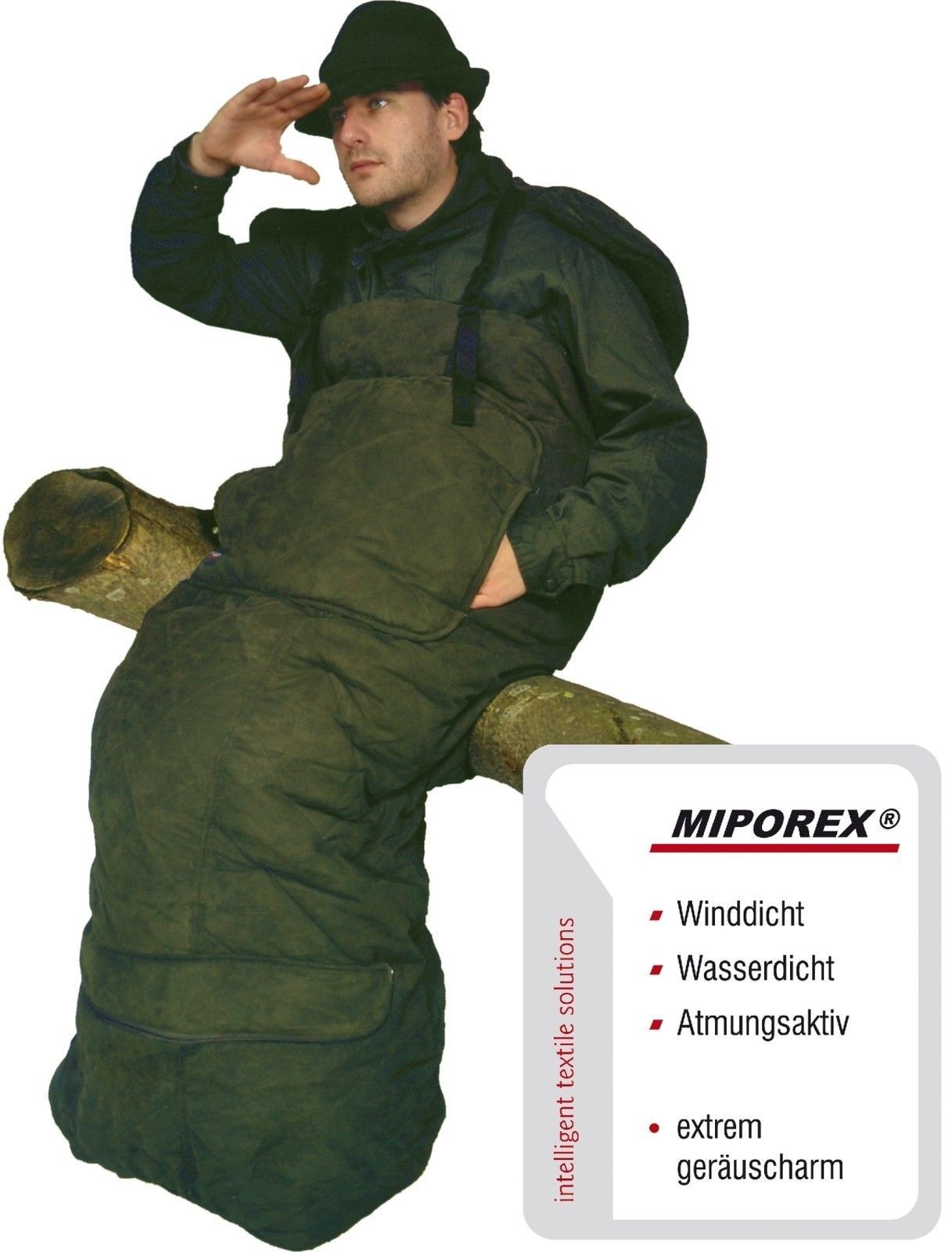 XXL Ansitzsack mit Micro-Velours Miporex gefüttert Weppelz Jagd Fischen Hubertus
