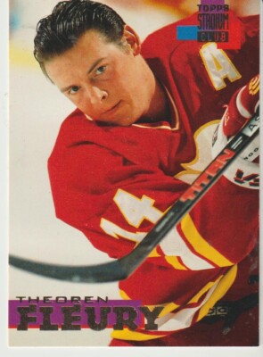 Topps Stadium Club 1994 NHL Card Calgary Flames #25 Theoren Fleury