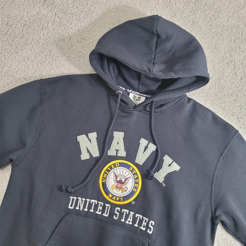 US Navy Hoodie Men's XL Blue Sweatshirt Pullover United States Rapid Dominance - Picture 8 of 19