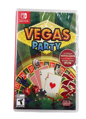 Vegas Party - Nintendo Switch 10 Unique Minigames / Board Game Fun