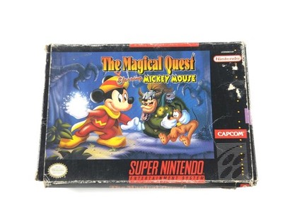 The Magical Quest: Mickey Mouse - SNES Super Nintendo - NTSC (USA) - OVP/Anleitung