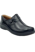 Clarks Un Loop 2 Walk Womens Loafer Black Leather US Size 7 W