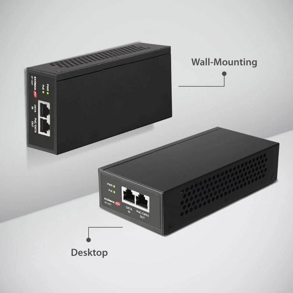 Pro Gigabit PoE++ 90W (60W/30W/15W Compatible) Injector Adapter, Adds Power t... - Image 4 of 4