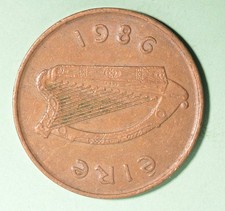 1986 Ireland 2 Pence - Inv# Z-447