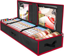 Wrapping Paper Storage Organizer, 40" Durable 600D Oxford Fabric Gift Wrap Stora