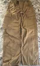 Crew Boss Cargo Utility Work Pants Khaki Brown Size S/32 USA Made