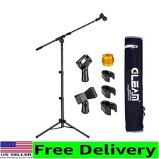 Professional Microphone Stand with Tripod Base - Perfect for Events  Travel
