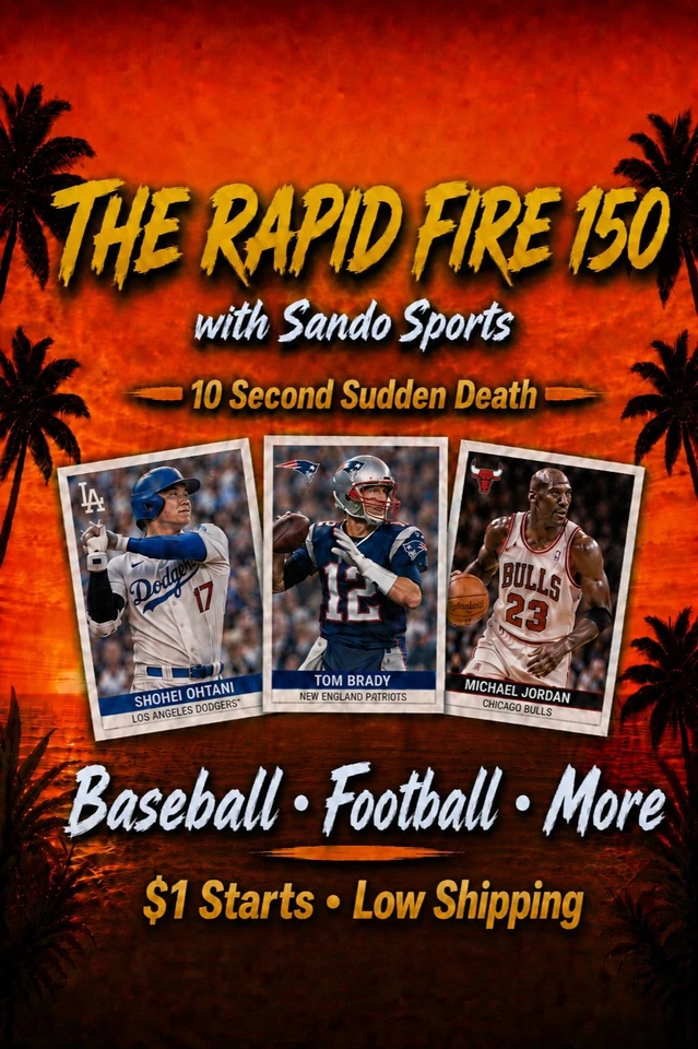 The Rapid Fire 150 with Sando Sports Baseball Football & More!
