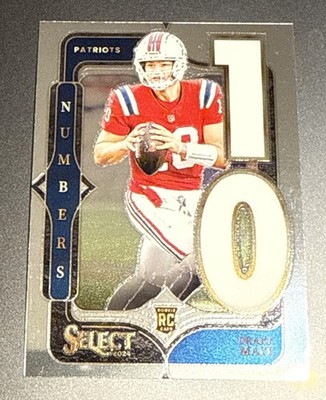 2024 Panini Select - Select Numbers Drake Maye #20 (RC)