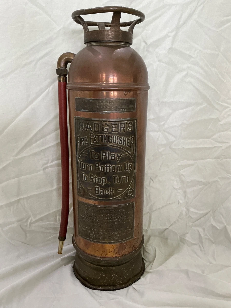Badger Fire Extinguisher In Collectible Firefighting & Rescue