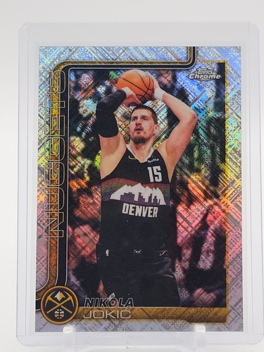NIKOLA JOKIC 2025-26 TOPPS CHROME UPDATE SKYLIGHT REFRACTOR #12 NUGGETS Q7468