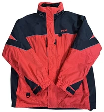 Vintage Fila 3 in 1 Red / Black Jacket (Size XL) 
