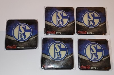 5 x Coca Cola Zero Magnet Bundesliga FC Schalke 04
