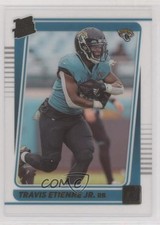 2021 Panini Clearly Donruss Rated Rookie Gold Travis Etienne Jr #59 0nj5