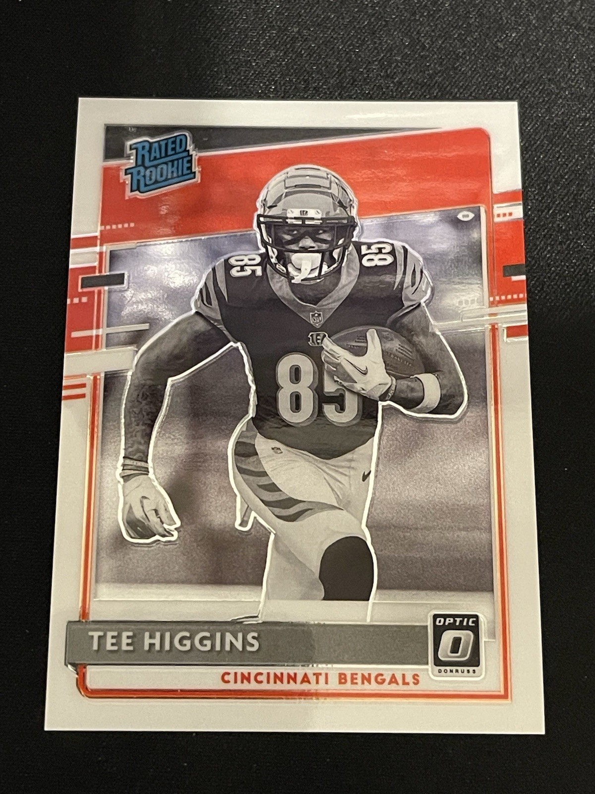 2020 Optic Tee Higgins Rated Rookie Variation Cincinnati Bengals
