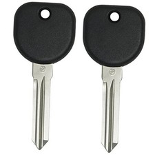 Replacement for Uncut Transponder Ignition Car Key Circle Plus B111 2 Pack