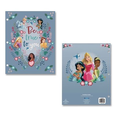 Innovative Designs Disney Princess 2-Pocket Folder, 3-Hole, Holds 50 Sheets