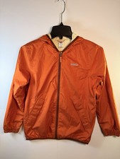 REI CO-OP Size M 10-12 Kids Unisex Full Zip Pocket Hood Windbreaker 0011 
