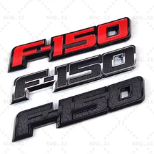3D Red/Black Tailgate Trunk Badge For F-150 Emblem Rear Liftgate 2009-2014