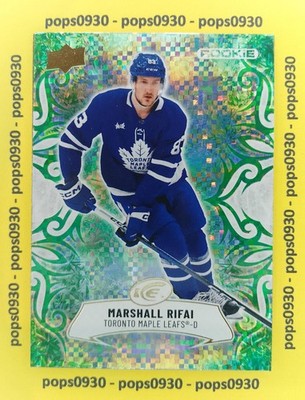 Marshall Rifai, Toronto Maple Leafs, 2025, UD Ice, green, rookie, #136