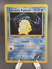 Pokémon TCG Sabrina's Psyduck Gym Challenge 99 Unlimited Common Card on eBay