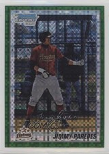 2010 Bowman Chrome Prospects Retail Green X-Fractor Jimmy Paredes #BCP138 0c2