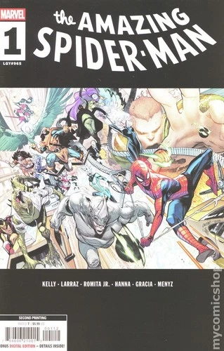 Amazing Spider-Man 1O VF 2025 Stock Image