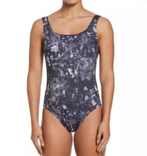 Nike Women's Essential U-Back One Piece Swimsuit-Speckled Color