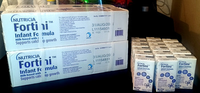 77 New Nutricia Fortini Infant Formula Milk-Based 4 fl oz carton Exp 8/31/2026
