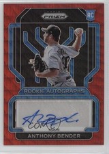 2022 Panini Prizm Rookie Red Wave 55/75 Anthony Bender #RA-AB Auto 1lz0