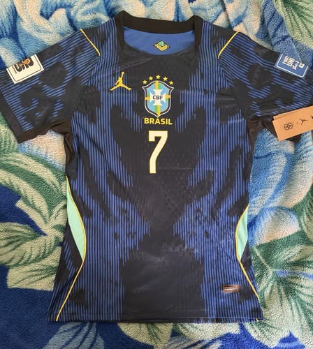 2026 World Cup Brazil Away Vinicius Jr #7 Large Player Version