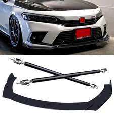 Front Bumper Lip Spoiler Splitter Body Kitstrut Rods For Honda Passport Front Bumper Lip Spoiler Splitter Body Kitstrut Rods For Honda Passport