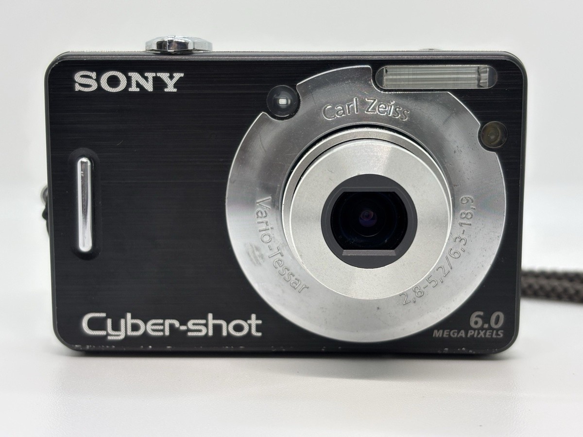 Exc] Sony Cyber-shot DSC-W50 6.0MP Compact Digital Camera Black