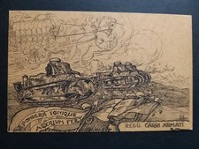 Reggimento Carri Armati - Pondere Ignique Auxilivn Fert. Illustratore A. Amadei.