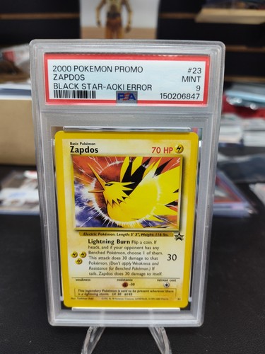 Zapdos graded PSA 9 for sale on eBay