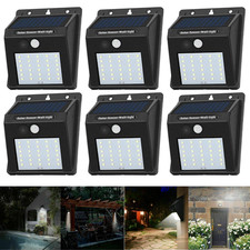 20 LED Solar Powered PIR Motion Sensor Light Waterproof Outdoor Security Lamp UK