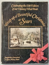 Vintage 1982 Sears Christmas Holiday Wish Book 50th Edition Merchandise Catalog