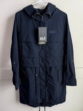 NWT JACK WOLFSKIN Midnight Blue Long Sleeve Parka Size Medium