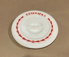 Vintage McKee Hazel Atlas Milk Glass DRIPPINGS Lid Only Arrows 5 1/8" Diameter