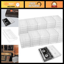 50 Cassette Tape Storage Cases - 2 Pack, Organize  Protect Your Tapes 