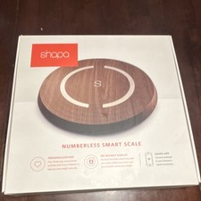 Shapa Numberless Smart Scale HL71 Wood Brown with App Connectivity