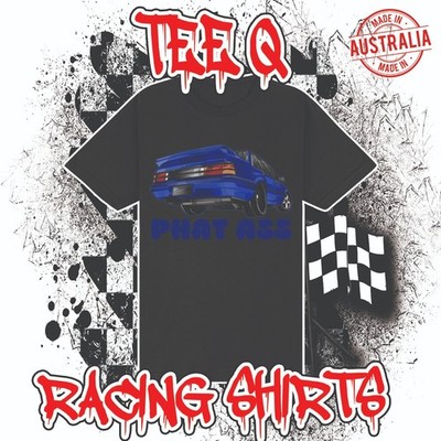 Holden Commodore VK SS V8 Phat ASS ~ Premium Black Gildan Cotton Tee