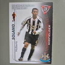 Nolberto Solano Newcastle United Shoot Out Football Trading Card Aggiornamento 2005/06
