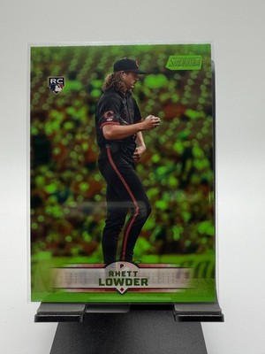 2025 Topps Stadium Club Rhett Lowder Lime Green Parallel RC #95 Reds